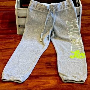 Justice velour track pants